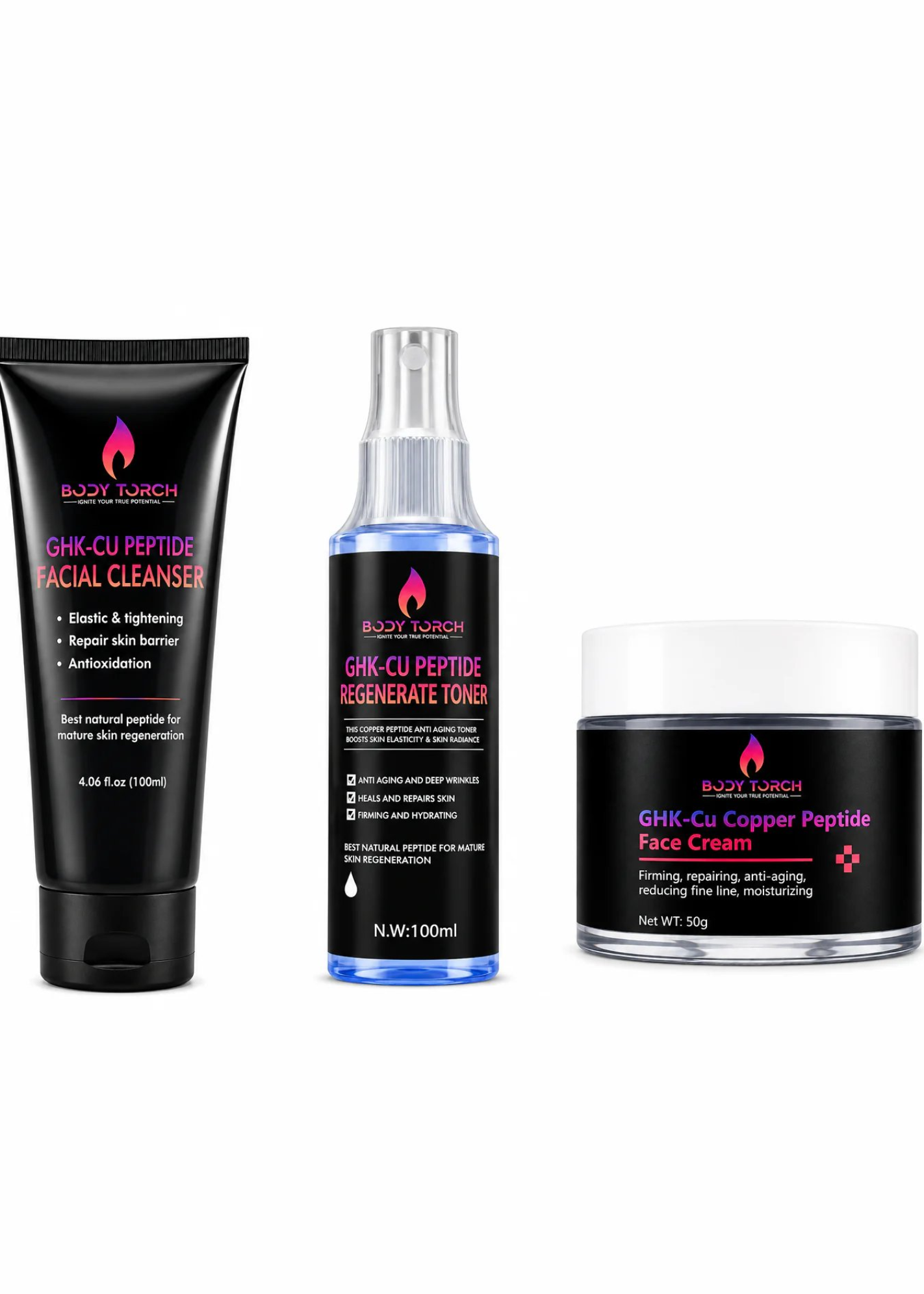 Torch | GHK-CU Skin Care Trio