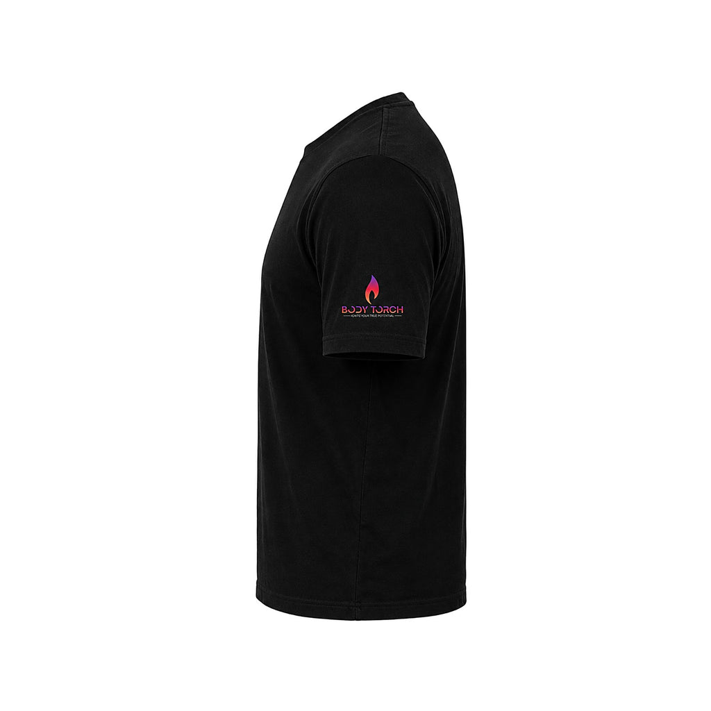 ON ME. Accountability Tee Body Torch sleeve detail